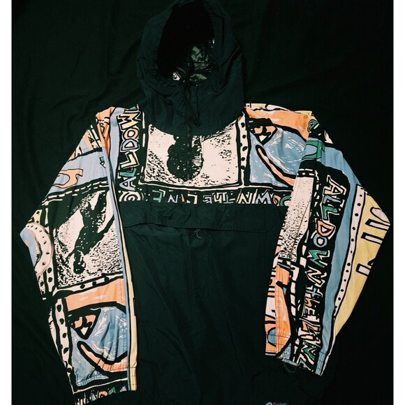 Quiksilver Other - Vintage 80s 90s Quiksilver Surf Skate Jacket with Graphic Sleeves RaD & RaRE